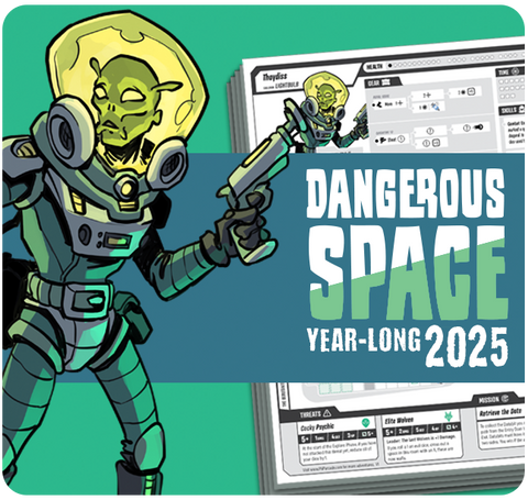 Dangerous Space 2025 Year-Long Adventure Set (New Missions)