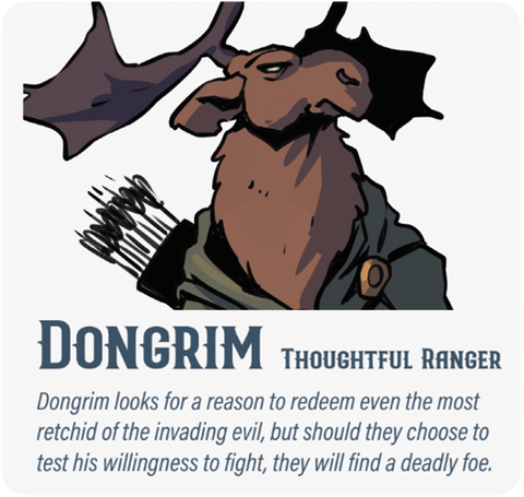 Dungeon Pages: Dongrim (Thoughtful Ranger) in Ashen Valley